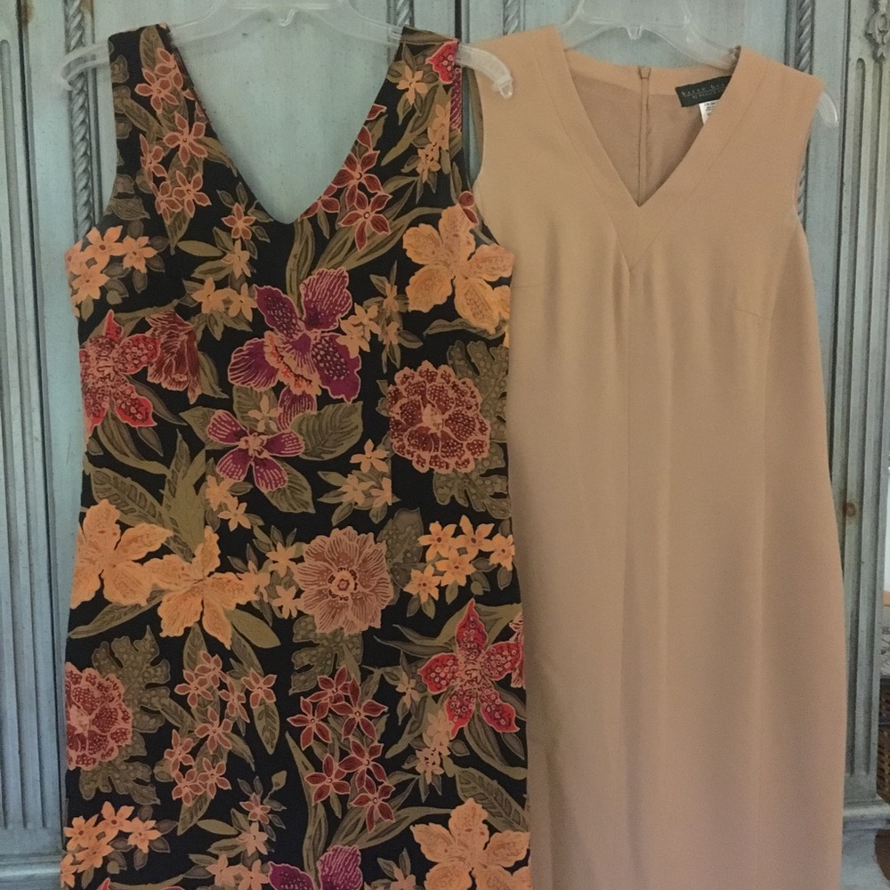 2 sleeveless dresses (sold together)